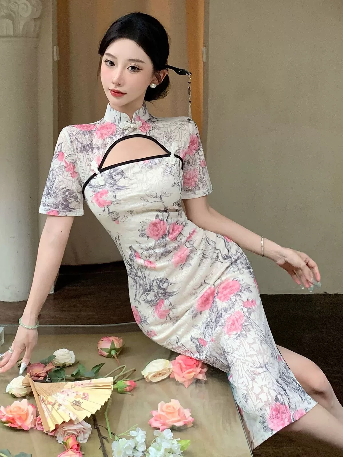Send me a postcard qipao dress Q222 images